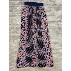 I'm in Love With Derek‎ Pants Womens Small Multicolor Boot Leg Pull On Rayon